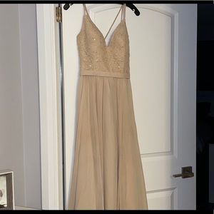 Cream colour bridesmaid/prom dress